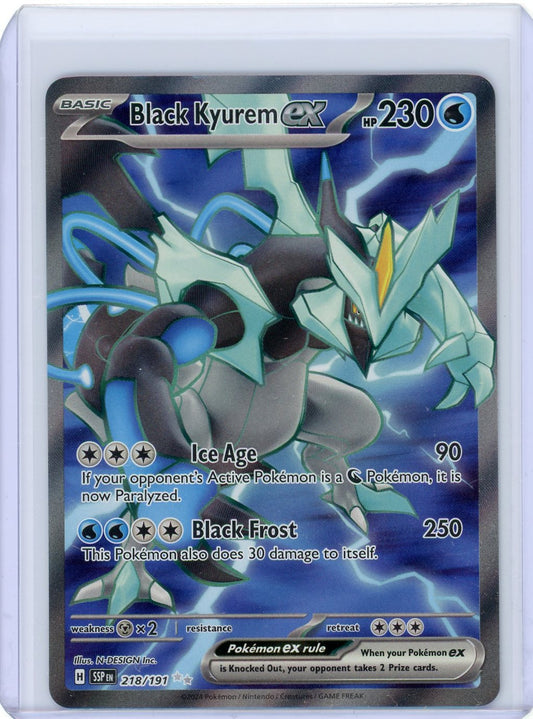 Black Kyurem ex - 218/191 - SV08: Surging Sparks