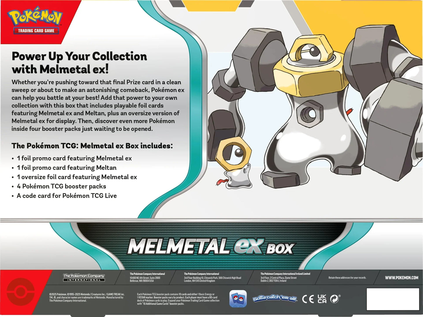 Pokemon TCG: Melmetal ex Box
