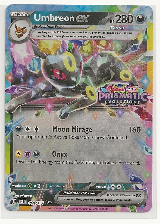 Umbreon ex - 060/131 (Prismatic Evolutions Stamp) - Miscellaneous Cards & Products {SEALED}