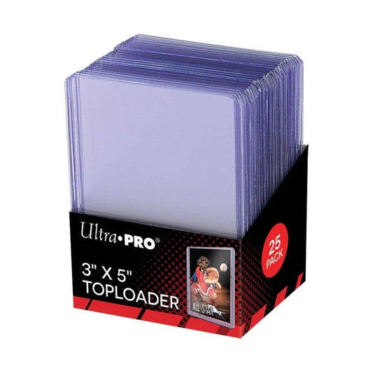 Ultra PRO 3" x 4" Clear Regular TOPLOADER® Sleeves (25ct) for Standard Size Cards